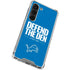 NFL Detroit Lions Team Motto Galaxy S23 Clear Case
