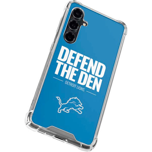 NFL Detroit Lions Team Motto Galaxy S23 FE Clear Case