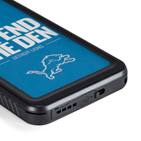 NFL Detroit Lions Team Motto Galaxy S23 Plus Waterproof Case
