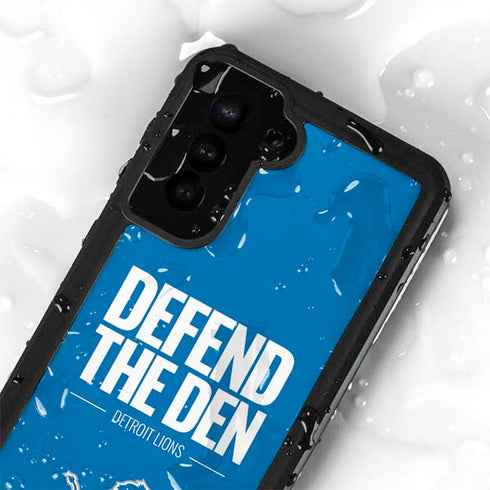 NFL Detroit Lions Team Motto Galaxy S23 Waterproof Case
