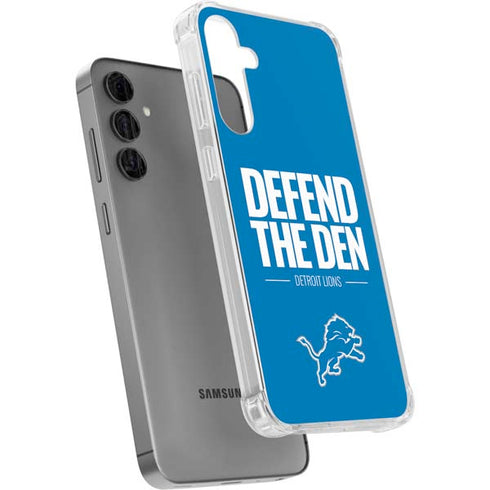 NFL Detroit Lions Team Motto Galaxy S24 Plus Clear Case