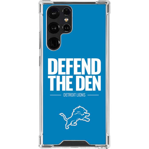 NFL Detroit Lions Team Motto Galaxy S24 Ultra Clear Case