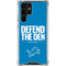 NFL Detroit Lions Team Motto Galaxy S24 Ultra Clear Case