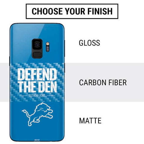 NFL Detroit Lions Team Motto Galaxy S9 Skin