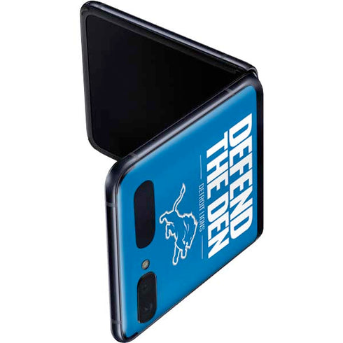 NFL Detroit Lions Team Motto Galaxy Z Flip Skin
