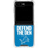 NFL Detroit Lions Team Motto Galaxy Z Flip5 5G Clear Case