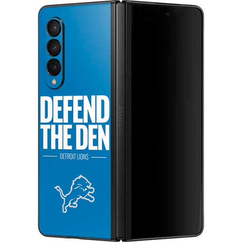 NFL Detroit Lions Team Motto Galaxy Z Fold3 5G Skin