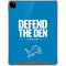NFL Detroit Lions Team Motto iPad Pro 12.9in (2020) Clear Case