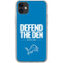 NFL Detroit Lions Team Motto iPhone 11 Clear Case