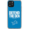 NFL Detroit Lions Team Motto iPhone 11 Pro Clear Case