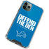NFL Detroit Lions Team Motto iPhone 11 Pro Max Clear Case