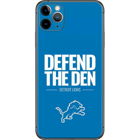NFL Detroit Lions Team Motto iPhone 11 Pro Max Skin