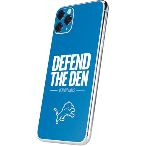 NFL Detroit Lions Team Motto iPhone 11 Pro Max Skin