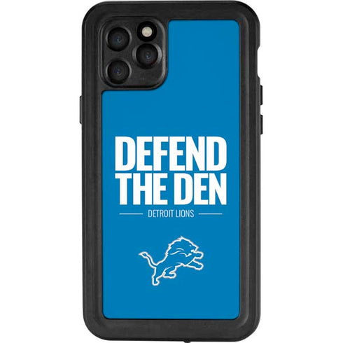 NFL Detroit Lions Team Motto iPhone 11 Pro Waterproof Case