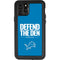 NFL Detroit Lions Team Motto iPhone 11 Pro Waterproof Case