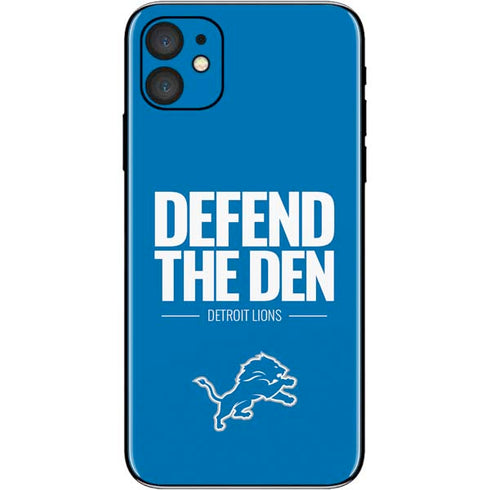 NFL Detroit Lions Team Motto iPhone 11 Skin
