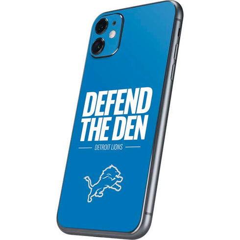 NFL Detroit Lions Team Motto iPhone 11 Skin