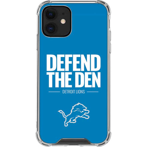 NFL Detroit Lions Team Motto iPhone 12 Mini Clear Case