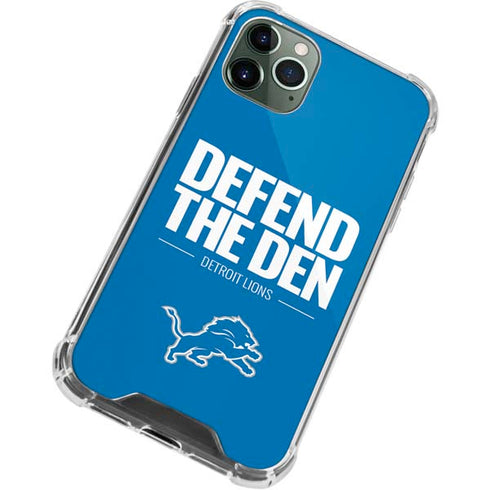 NFL Detroit Lions Team Motto iPhone 12 Pro Max Clear Case
