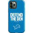 NFL Detroit Lions Team Motto iPhone 12 Pro Max Impact Case
