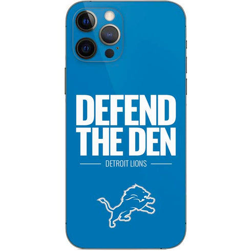 NFL Detroit Lions Team Motto iPhone 12 Pro Skin