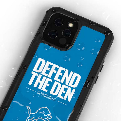 NFL Detroit Lions Team Motto iPhone 12 Pro Waterproof Case