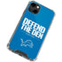 NFL Detroit Lions Team Motto iPhone 13 Clear Case