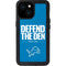 NFL Detroit Lions Team Motto iPhone 13 Mini Waterproof Case