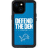 NFL Detroit Lions Team Motto iPhone 13 Mini Waterproof Case