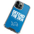 NFL Detroit Lions Team Motto iPhone 13 Pro Max Clear Case