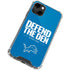 NFL Detroit Lions Team Motto iPhone 14 Clear Case