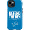 NFL Detroit Lions Team Motto iPhone 15 Plus Impact Case