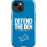 NFL Detroit Lions Team Motto iPhone 15 Plus Impact Case