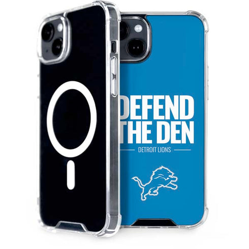 NFL Detroit Lions Team Motto iPhone 15 Plus MagSafe Case