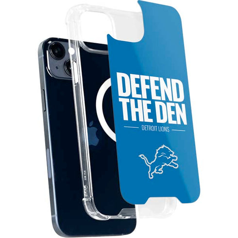 NFL Detroit Lions Team Motto iPhone 15 Plus MagSafe Case