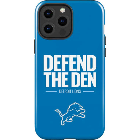 NFL Detroit Lions Team Motto iPhone 15 Pro Max Impact Case