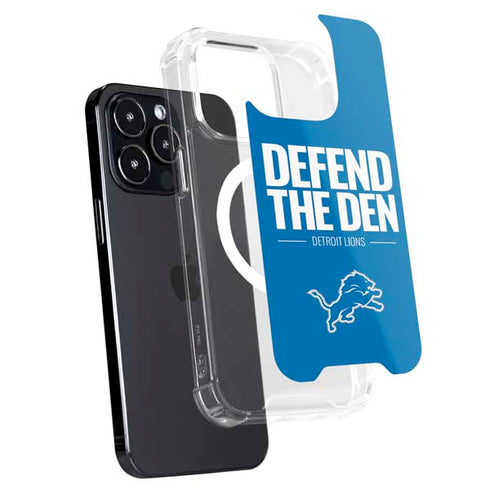 NFL Detroit Lions Team Motto iPhone 15 Pro Max MagSafe Case