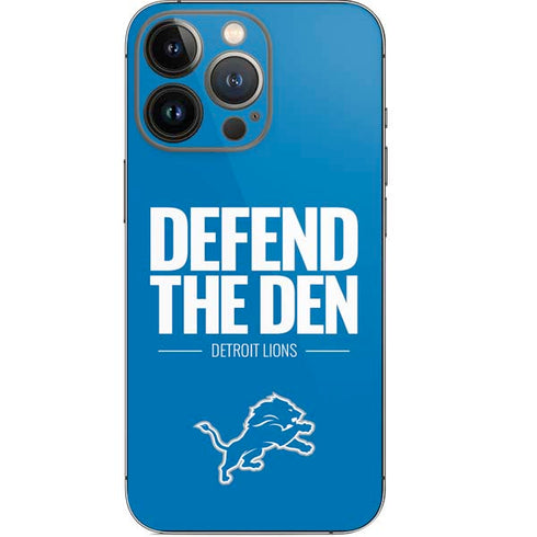 NFL Detroit Lions Team Motto iPhone 14 Pro Skin