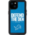 NFL Detroit Lions Team Motto iPhone 15 Plus Waterproof Case