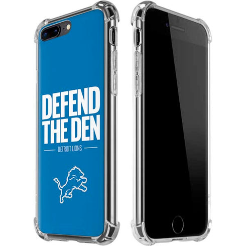 NFL Detroit Lions Team Motto iPhone 7/8 Plus Clear Case