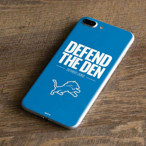 NFL Detroit Lions Team Motto iPhone 8 Plus Skin