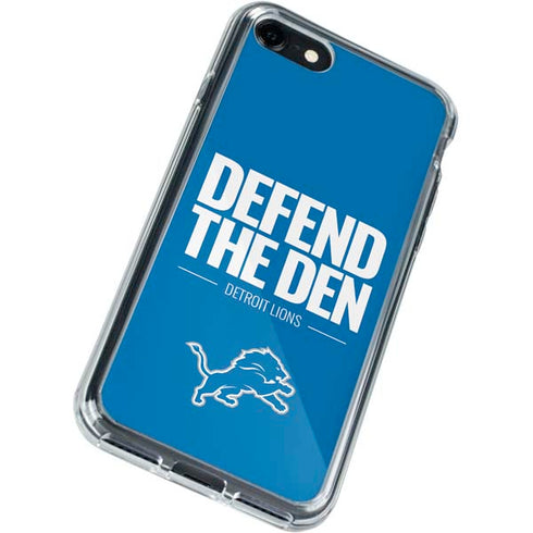 NFL Detroit Lions Team Motto iPhone SE (2nd & 3rd Gen) Clear Case