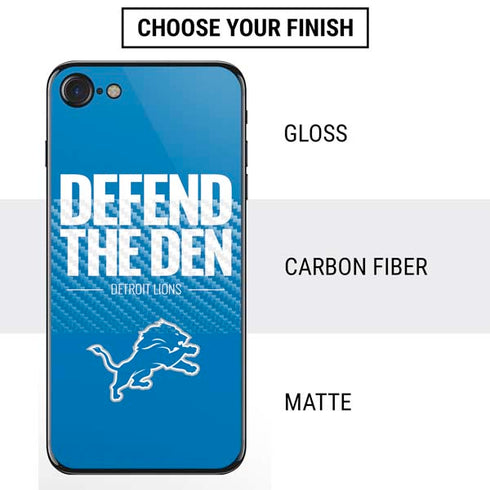 NFL Detroit Lions Team Motto iPhone SE (2nd & 3rd Gen) Skin