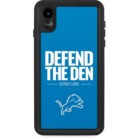 NFL Detroit Lions Team Motto iPhone XR Waterproof Case