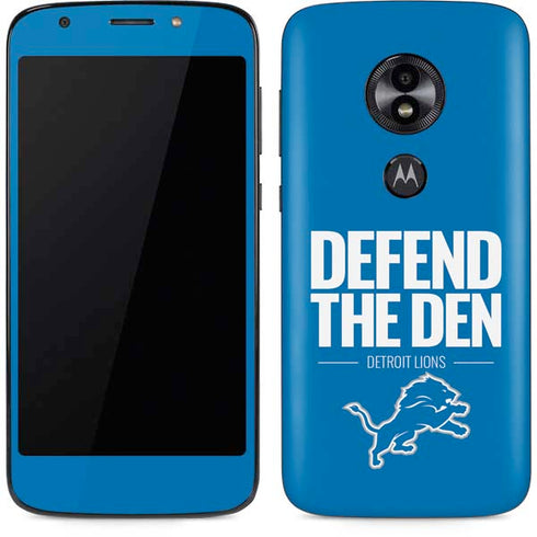 NFL Detroit Lions Team Motto Moto E5 Play Skin