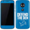 NFL Detroit Lions Team Motto Moto E5 Play Skin