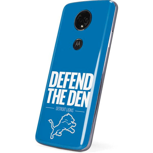NFL Detroit Lions Team Motto Moto E5 Plus Skin