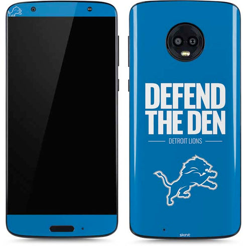 NFL Detroit Lions Team Motto Moto G6 Skin