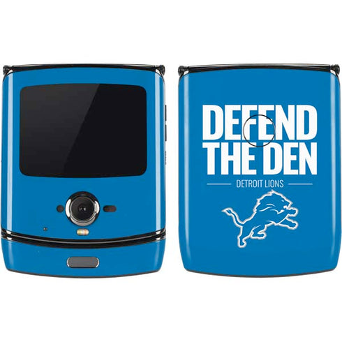 NFL Detroit Lions Team Motto Motorola RAZR Skin