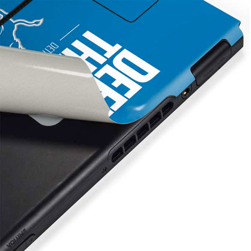 NFL Detroit Lions Team Motto Nintendo Switch Bundle Skin